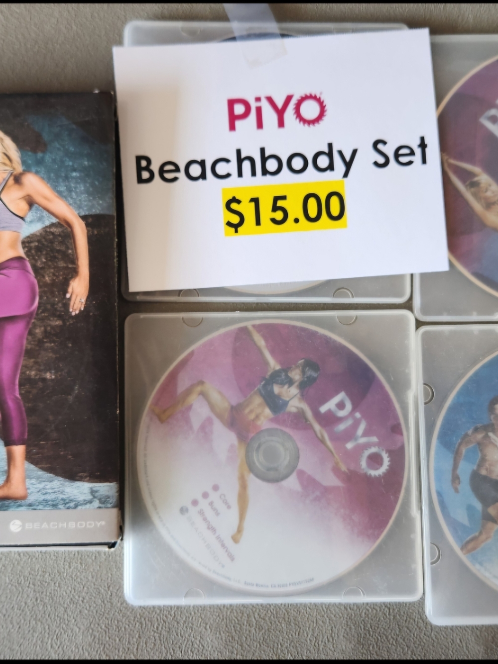 PiYo Beachbody Set DVD - Pink
